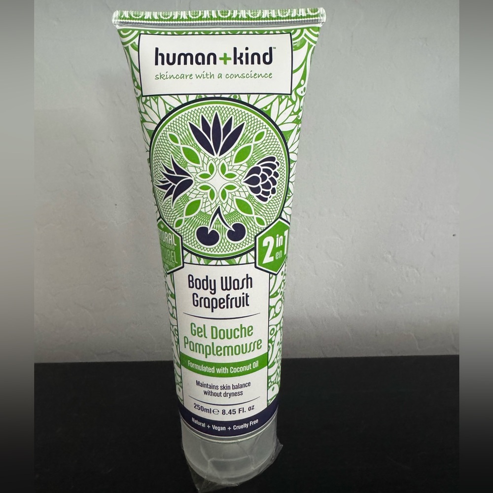 Human+Kind Grapefruit Body Wash - Green and White